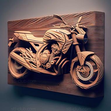 3D мадэль Honda CB650F (STL)